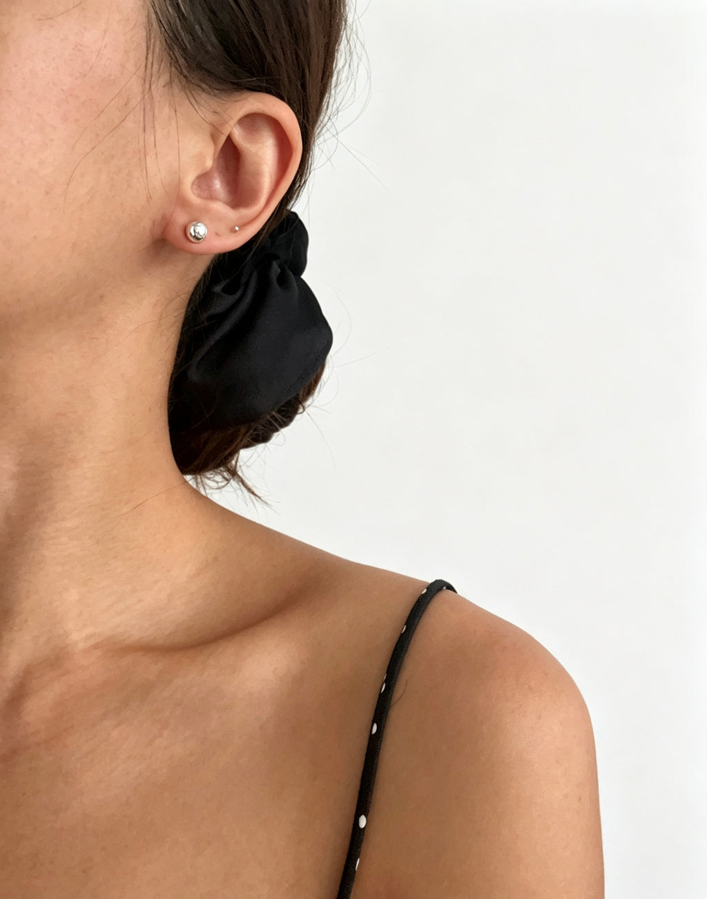 Silver Plated Teardrop Earrings | French Vintage Design