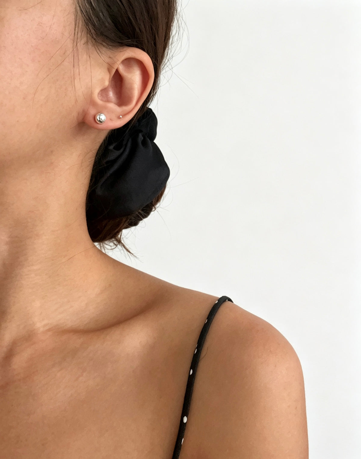 Silver Plated Teardrop Earrings | French Vintage Design