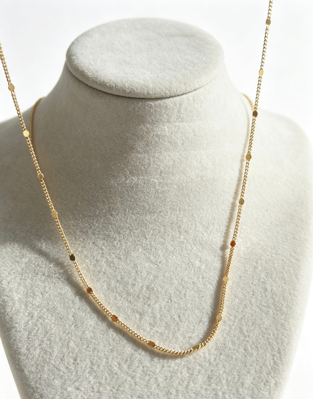14K Gold Plated CZ Layered Necklace Set | Minimalist Design