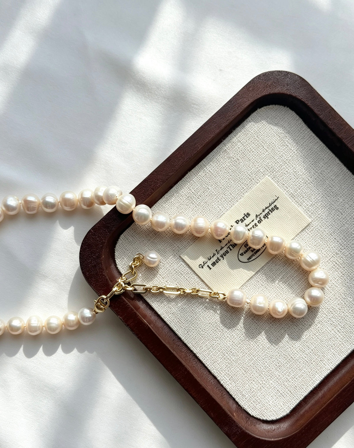 Luxury Freshwater Pearl Necklace | 10mm Natural Pearls