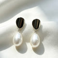 Pendientes de gota de perla de agua dulce | Plata de ley S925