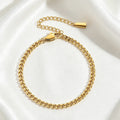 14K Gold Plated Cuban Link Bracelet | Chunky Chain Design